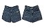 Short Jeans Prime Lavado com Bolso Externo na Frente Com Lapela 100% Algodão - Imagem 2