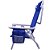 Cadeira de Praia Reclinável com Bolsa Térmica Azul 136Kg KALA - Imagem 4