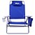 Cadeira de Praia Reclinável com Bolsa Térmica Azul 136Kg KALA - Imagem 1