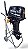 Motor de popa Tohatsu 18 HP 2 Tempos M18E2S + Kit carrinho de transporte/capa de capo/1 litro de oleo TCW-3 - Imagem 2