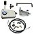 Kit de adaptação motor Mercury 40 HP manual para comando a distancia + Kit direção 16 - Imagem 3