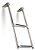 Escada aço inox 316 telescópica 2 degraus - L 254X C 598MM, 19/25MM - Imagem 1