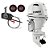 Motor de popa Yamaha 115 HP 4T BET2X Branco  25 pol. Elétrico com comando -  Faturamento INSCRIÇÃO ESTADUAL E PRODUTOR RURAL REGIÃO NORTE, NORDESTE E CENTRO-OESTE - Imagem 1