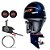 Motor de popa Yamaha VMAX 150 HP 4 Tempos SHO 20 Pol. Comando e Power Trim - Preço para Pessoa Física - Imagem 1