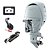 Motor de popa Yamaha 200 HP 4 Tempos NST2L 20 Pol. Branco Elétrico com Comando e Power Trim - Preço especial Produtor Rural e PJ - Imagem 1
