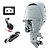 Motor de popa Yamaha 200 HP 4 Tempos NST2X 25 Pol. Branco Elétrico com Comando e Power Trim - Preço para Pessoa Física - Imagem 1