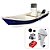 Conjunto Barco de fibra Martinelli Xaréu 550 GT com motor Tohatsu 60 hp 4 tempos Elétrico Power Trim 20" Branco+ acessórios de navegação instalados - Preço motor para PJ ou Produtor Rural - Imagem 1