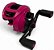 Carretilha Kawana K-6000 Bg 6 Rol Drag 6,8kg Rosa Esquerda - Imagem 1