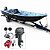 Barco Martinelli Thunder 600 + Yamaha 40 HP 2T Partida Elétrica Fat. PJ + Carreta rodoviária e acessórios de navegação instalados - Imagem 1