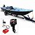 Barco Martinelli Thunder 600 + Mercury 30 HP 2T Partida Elétrica Fat. PJ + Carreta rodoviária e acessórios de navegação instalados - Imagem 1