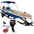 Barco Martinelli Kaisen 550 DC com motor Mercury 30 HP Part. Elétrica + Carreta Rodoviária - Preço do motor para PJ ou Produtor Rural - Imagem 1
