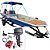 Barco Martinelli Kaisen 550 DC com motor Yamaha 30 HP 2T Part. Elétrica + Carreta Rodoviária - Preço do motor para PJ ou Produtor Rural - Imagem 1