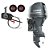 Motor de Popa Yamaha 60 HP HETL (Nova Geração) 4 Tempos— Partida Elétrica, Comando, Rabeta 20" e Power Trim - Preço para Pessoa Física - Imagem 1