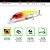 Isca artificial Action Raptor-X 100 cor: 16 - Cabeça Vermelha e Dorso Verde Limão - Imagem 15