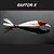 Isca artificial Action Raptor-X 85 cor: 1 Cabeça vermelha - Imagem 5