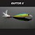 Isca artificial Action Raptor-X 85 cor: 4 Verde e Amarelo - Imagem 5