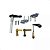 Kit adaptacao Framar Yamaha 25 hp e 30 hp , trans manual p/ com. à distância 999 - Imagem 1