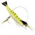 Isca Artificial Camarão Robalo Amarelo 9cm + Anzol 4330 2/0 - Imagem 11