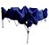 Gazebo Tenda articulado (dobrável) Nautika Trixx - Cor azul - Estrutura de alumínio reforçado - Monta em 1 minuto - Imagem 6