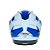 Capacete Shiro Sh336 Crown Branco Azul Brilhante - Imagem 5