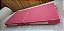 Colchão Dobrável Viés Solteiro 1,90m x 80cm x 15cm Pink Rosa Rei do Futon - Imagem 5