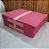 Colchão Dobrável Viés Solteiro 1,90m x 80cm x 15cm Pink Rosa Rei do Futon - Imagem 3