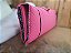 Colchonete Portátil Casal 1,90m x 1,35 x 7cm Tecido Impermeável Pink Rei do Futon - Imagem 1