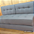 Sofá Cama Futon Tradicional Tecido Sarja Brim Grafite Rei do Futon - Imagem 2