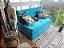 Sofá futon turco sob encomenda em suede ou Sarja tam do anuncio 190x80x20 cm aberto - Imagem 1
