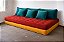 Sofá futon turco sob encomenda em suede ou Sarja tam do anuncio 190x80x40 cm aberto - Imagem 6