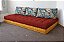 Sofá futon turco sob encomenda em suede ou Sarja tam do anuncio 190x80x40 cm aberto - Imagem 8