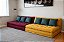 Sofá futon turco sob encomenda em suede ou Sarja tam do anuncio 190x80x40 cm aberto - Imagem 1