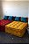 Sofá futon turco sob encomenda em suede ou Sarja tam do anuncio 190x80x40 cm aberto - Imagem 3