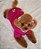 Blusa Térmica Urso Fucsia - Proteção Uv50 - Imagem 2
