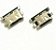 Kit com 4 Conector De Carga Solto Tipo C A20 (A205 ) / A30 ( A305 ) / A50 (A505 ) / A70 ( A705 ) - Imagem 1