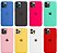 ** Kit ** Com 25 Capas Capinhas Case Aveludado Para Iphone 12 / 12 Pro - Imagem 1