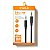 Cabo de Audio P2 para P2 Silicone 3.5mm A' Gold CB56 - Imagem 1