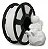 Filamento FlashForge Impressora 3D PLA Lite Branco 1kg 1.75mm - Imagem 1