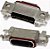 Kit com 4 Conector De Carga Samsung A5 2017 ( A520 ) / A7 2017 ( A720 ) - Imagem 1