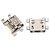 Kit com 4 Conector De Carga Lg K10 2017 ( M250 ) - Imagem 1