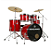 Bateria Profissional Tagima Nagano Garage Rock 22 Red Sparkle - Imagem 4