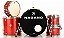 Bateria Profissional Tagima Nagano Garage Rock 22 Red Sparkle - Imagem 2