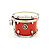 Bateria Profissional Tagima Nagano Garage Rock 22 Red Sparkle - Imagem 8