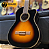 Violão Tagima Nylon Walnut Ws 10 EQ Classic Cutaway Sunburst - Imagem 1