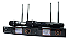 MICROFONE SEM FIO DE MAO DUPLO PROFISSIONAL UHF K-522 KADOSH - Imagem 2