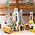 Kit Bar Aço Inox Suporte De Madeira Drinks Bartender - Imagem 7