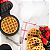 Mini Máquina De Fazer Waffles Forma Coração Elétrica 110V - Imagem 4
