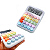 Calculadora 12 Dígitos Fofa 25 Botões Coloridos Estilo Retrô Peça Mecânica - Imagem 1