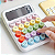 Calculadora 12 Dígitos Fofa 25 Botões Coloridos Estilo Retrô Peça Mecânica - Imagem 7