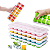 Forma de Gelo Cubo com Tampa Resistente Flexível Fundo Silicone 14 Cubos - Imagem 1
